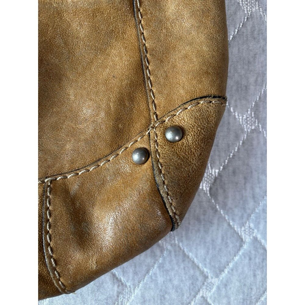 Fossil Fifty Four Purse Brown Leather Shoulder Bag Soft Crossbody Small Travel - Picture 8 of 14